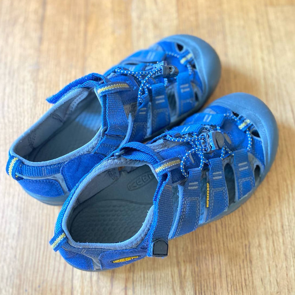 Big Kids' Newport H2 Blue Sandals Summer Favorite 4us - Picture 7 of 9